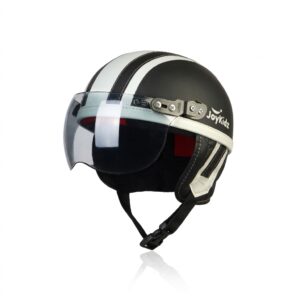 JoyKidz Helm Chip Anak Polos Usia 1-4 Tahun Hitam Putih