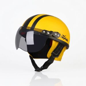 JoyKidz Helm Chip Anak Polos Usia 1-4 Tahun Kuning Hitam