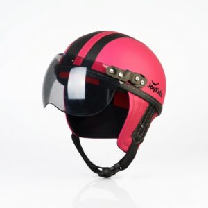 JoyKidz Helm Chip Anak Polos Usia 1-4 Tahun Pink Hitam