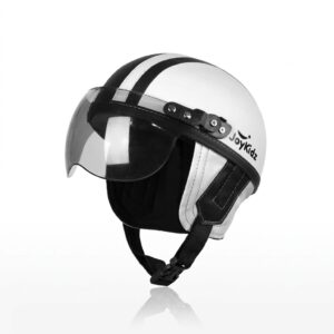 JoyKidz Helm Chip Anak Polos Usia 1-4 Tahun Putih Hitam