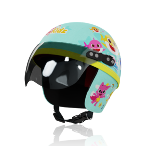 Joykidz Helm Sepeda Anak Model Retro Chips Karakter Baby Shark Usia 1-4 Tahun