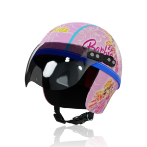Joykidz Helm Sepeda Anak Model Retro Chips Karakter Barbie Pink Usia 1-4 Tahun