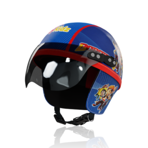 Joykidz Helm Sepeda Anak Model Retro Chips Karakter Boboiboy Biru Usia 1-4 Tahun