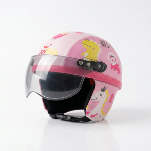 Joykidz Helm Sepeda Anak Model Retro Chips Karakter Dino Girl Usia 1-4 Tahun