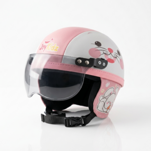 Joykidz Helm Sepeda Anak Model Retro Chips Karakter Kelinci Usia 1-4 Tahun