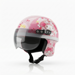 Joykidz Helm Sepeda Anak Model Retro Chips Karakter Melody Pink Usia 1-4 Tahun